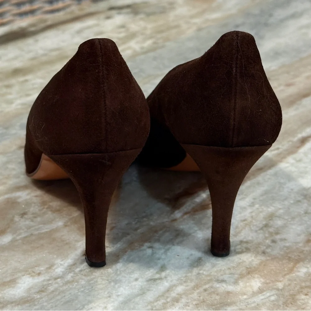 Women’s BALLY Vintage Jeneffe Brown suede pumps- Size 7 - Picture 3 of 6
